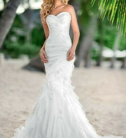 Dream, gorgeous and beach wedding dress