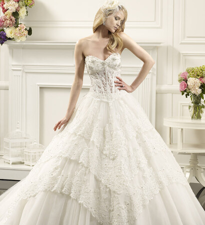 val stefani and wedding dress