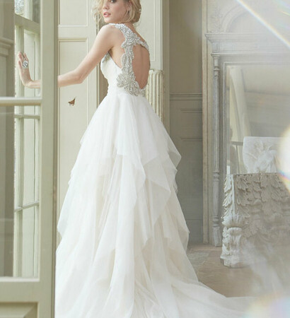 wedding dress and en