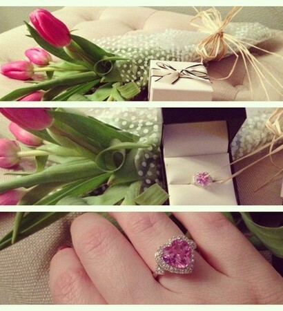 ring, pink and sweet