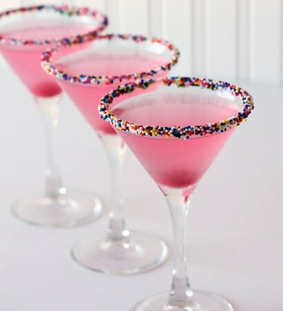 rainbow, turnup and martini