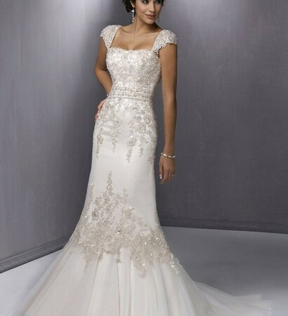 makeup, beauty and wedding gown