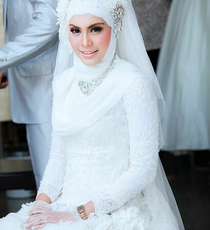 wedding dress, muslimah wedding and chem&sisah