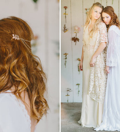 bride dress, bohemian and bride
