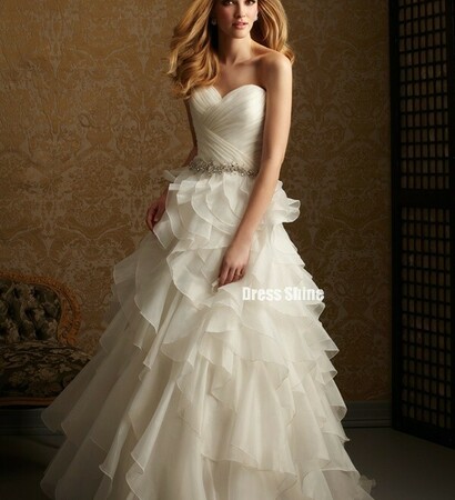 hairstyle, long wedding dress and wedding dress 2014