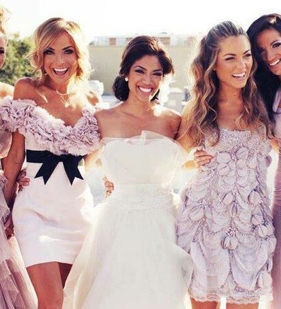 purple, weddings and fashion