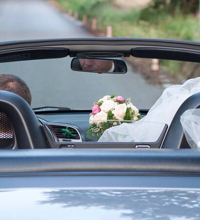 cabrio, together and bouquet