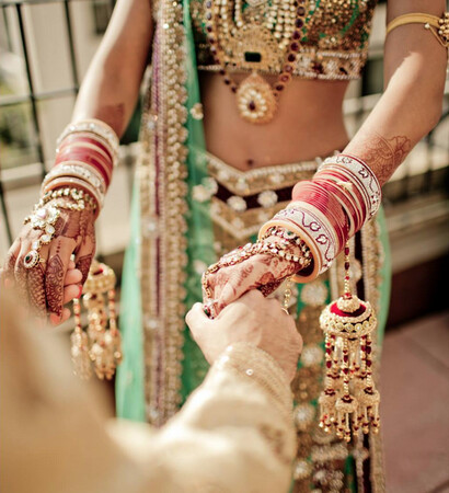 love, lengha and bangles