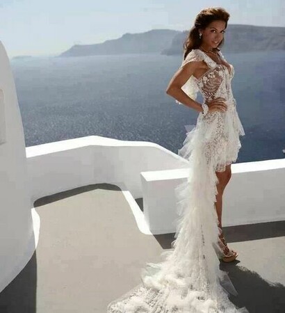weddingdress, bride and paradise