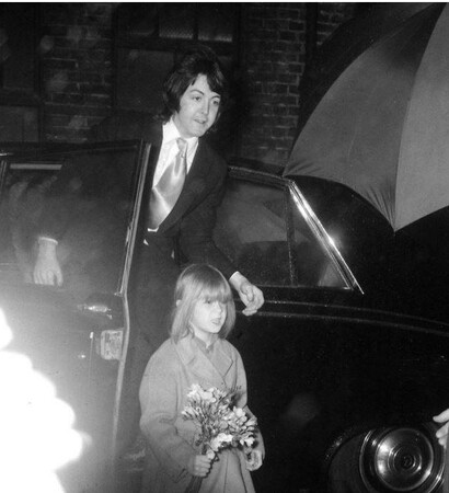 flowers, car and Paul McCartney