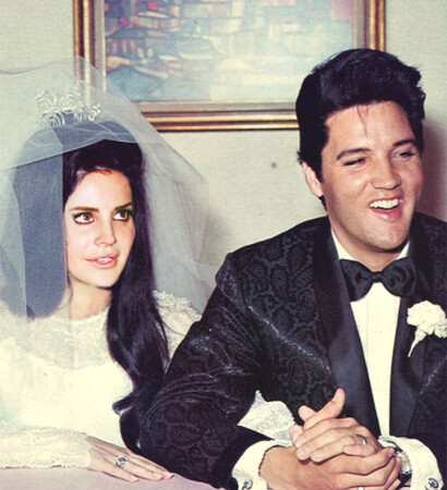 elvis, couple and lana del rey