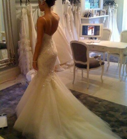 beautiful, fashion and wedding dress