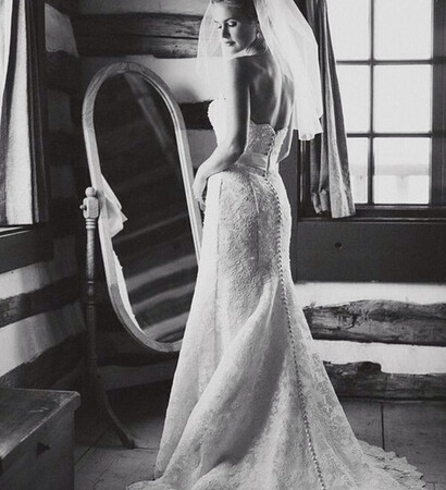dress, buttons and lace