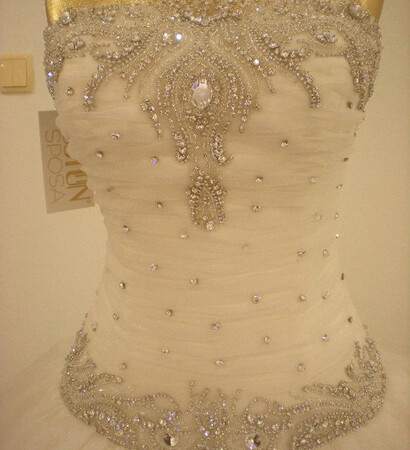 wedding dress.