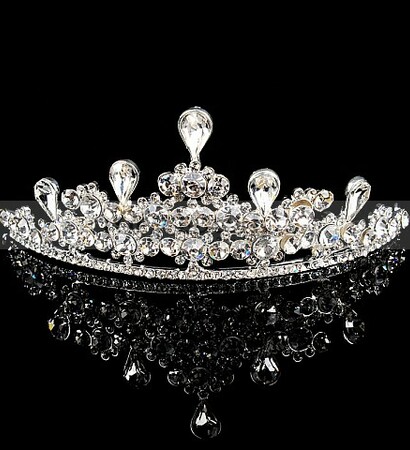 women, tiara and fashion