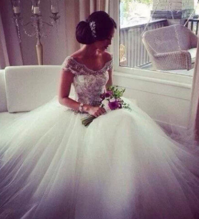 dress, hochzeit and bride