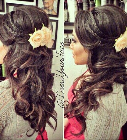 stylist and wedding hair