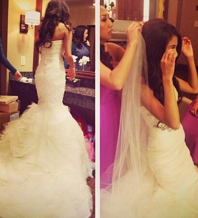 style, nails and wedding dress
