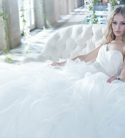 alvina valenta and wedding dress