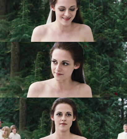 breaking dawn, smile and bride