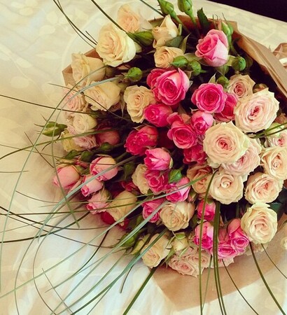 wedding bouquet, buquet and flowers