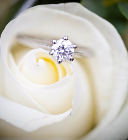 rose, love and diamond