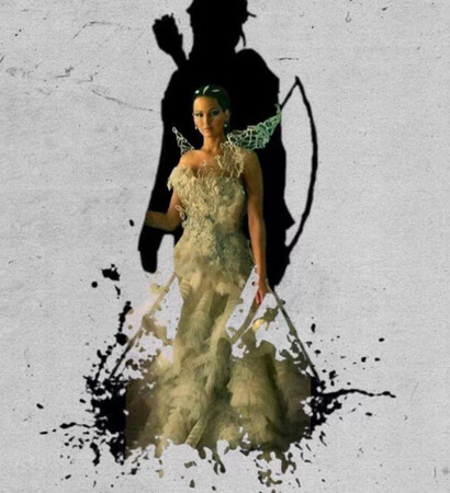 catching fire, bow and arrow