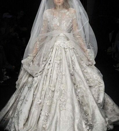 veil, elie saab and white