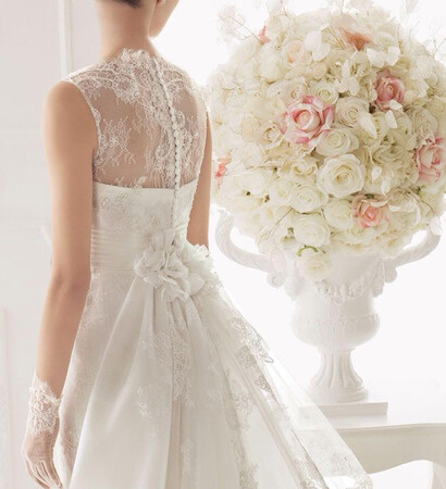 dress, bridal and beautiful