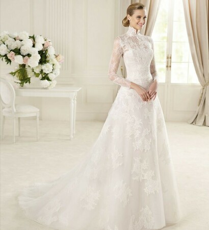 wedding dress and en