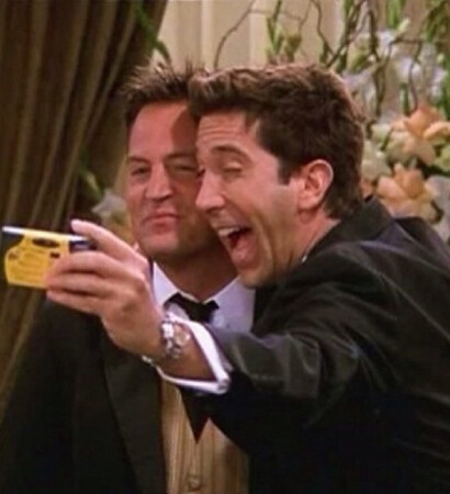 chandler, ross and friends