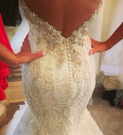 cream, dress and lace