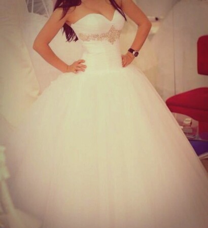 wedding dress, dress and love