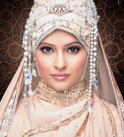 pretty, hijab and make up