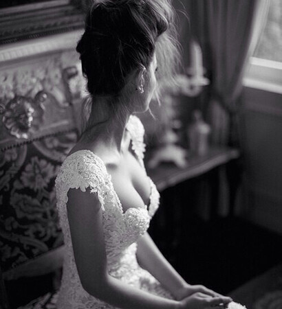 dolce and gabbana, skinny sticks and wedding dress