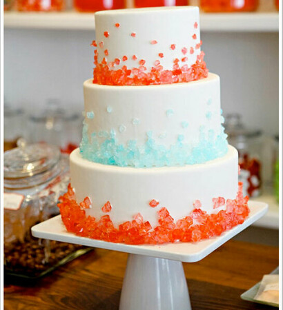 cake, rock candy and modern