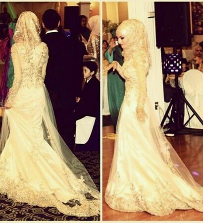 hijab, glitter and dress