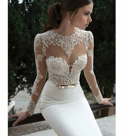 lace wedding dress, bride and white dress