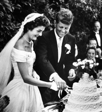 bride, jackie'o and cake