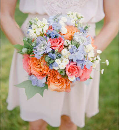 flowers, bride and bouquet