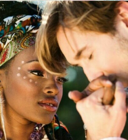 interracial, couple and love