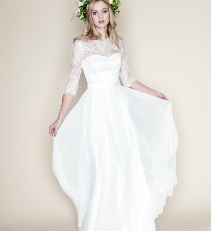 model, wedding dress and girl