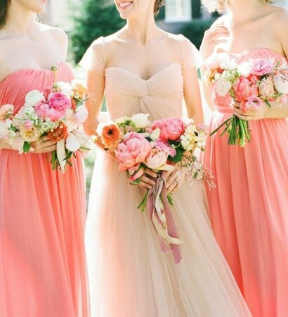 dress, pink and flowers
