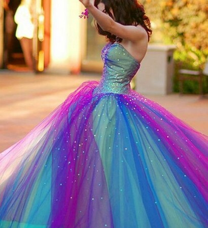 galaxy, wedding dress and rosa