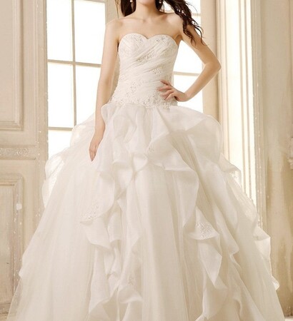 wedding dress and en