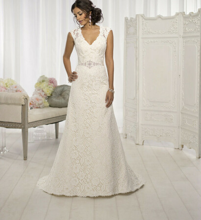white, dress and lace