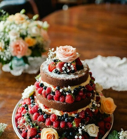 yum, cake and roses