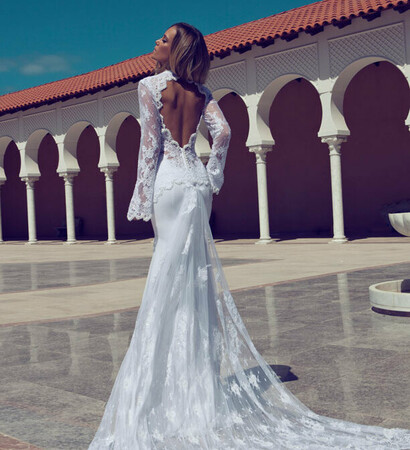 wedding dress, mermaid and bridal gown