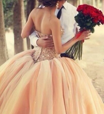 princess, man and wedding dress