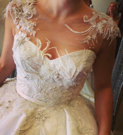 glitter, strapless and silver